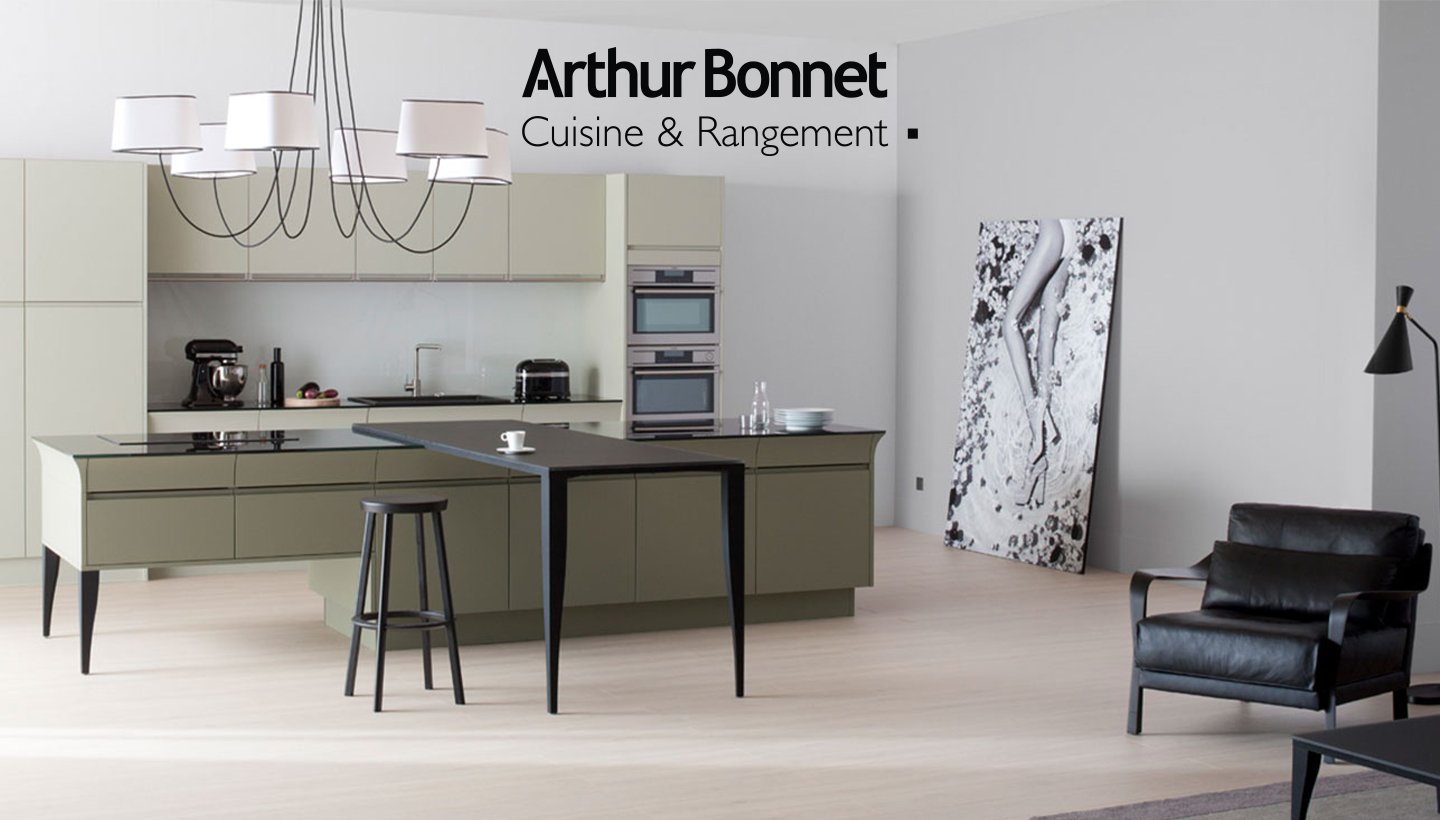 Exemple de cuisine de la marque Arthur Bonnet